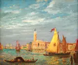 Henry Gerard, Veneţia, ulei pe carton