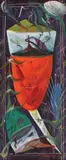 Graal by Ștefan Pelmuș, 2003, ulei pe carton, sold Sep 2019