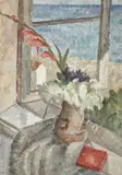 Anatol Vulpe, Gladiole la fereastră, ulei pe carton