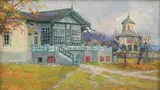 Dimitrie Florian, Curtea mănăstirii
