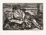 Gheorghe Petrașcu, Lucreţia citind, 1932, acvaforte