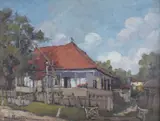 Nicolae Alexandrescu, Casa sanitarului din Roșiuța, 1942, ulei pe placaj