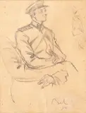 Corneliu Baba, Studiu de soldat
