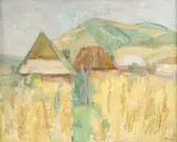 Catul Bogdan, Peisaj de vară, 1964, ulei pe carton