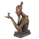 Timpul by Ion Irimescu, bronz, offered Oct 2019