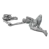 Aurel Vlad, Odihnă (Nașterea Evei), 2013, tablă de zinc, nituită și cositorită
