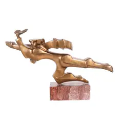 Emil Mereanu, Zeul fulgerului, bronz cu soclu de marmură