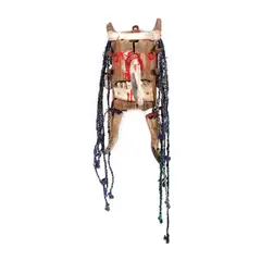 Sorin Tara, The Beast VII, 2008, lemn, oase de animale, metal, textile