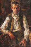 Rudolf Schweitzer–Cumpăna, Țăran în tindă