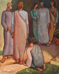Dimitrie Sevastian, Grădina Ghetsimani, 1929, ulei pe carton