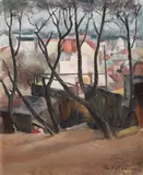 Paul Miracovici, Margine de oraș, ulei pe pânză