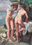 Baigneuse by Camil Ressu, mijlocul anilor '20, ulei pe carton, offered Jun 2019