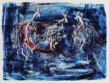 Dans tradițional românesc by Magdalena Rădulescu, ulei pe carton, sold Jun 2019