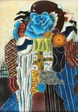 Madonă by Ion Alin Gheorghiu, 1998, ulei pe pânză, sold Jun 2019