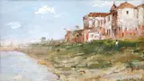 Dimitrie Mihăilescu, Mânăstirea Comana, ulei pe lemn