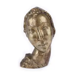 Visare by Ion Irimescu, 1997, bronz patinat, sold Jun 2019
