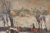 Rudolf Schweitzer–Cumpăna, Iarnă la Târgoviște