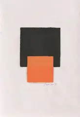 Vasile Dobrian, Iarnă, 1993, xilogravură
