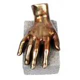 Mâna artistului by Marcel Guguianu, bronz patinat, sold May 2019