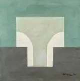 Vasile Dobrian, Arcade, 1991, ulei pe pânză