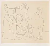 Mes dessins aux Antibes by Pablo Picasso, 1958, litografie avant la lettre, imprimeria Mourlot, sold May 2019