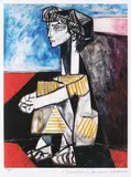Jacqueline by Pablo Picasso, cromolitografie, sold May 2019