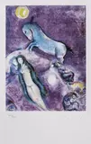 Călătorie by Marc Chagall, cromolitografie, sold May 2019