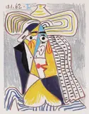Portret cubist by Pablo Picasso, cromolitografie offset, sold May 2019