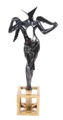 Salvador Dalí, The Surrealist Angel, 1983, bronz