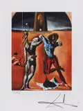 Poezia Americii by Salvador Dalí, cromolitografie, sold May 2019