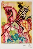 Sfântul Gheorghe by Salvador Dalí, cromolitografie, sold May 2019