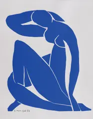 Nud albastru by Henri Matisse, 1952, cromolitografie, sold May 2019