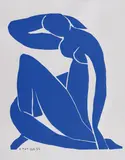 Nud albastru by Henri Matisse, 1952, cromolitografie, sold May 2019