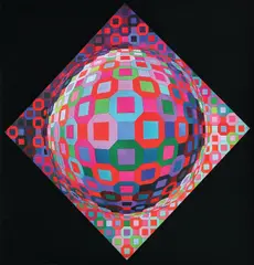 Planetary by Victor Vasarely, serigrafie, sold May 2019