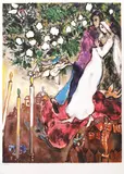 The three candles by Marc Chagall, 1939, cromolitografie, sold May 2019