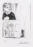 Pablo Picasso, Modelul şi artistul, acvaforte
