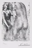 Pablo Picasso, Repaosul sculptorului, acvaforte