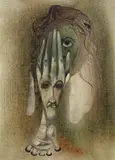 Paul Fux, Morfisme, 1978, ulei pe pânză lipită pe carton