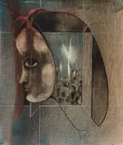 Paul Fux, Iluminare, 1978, ulei pe pânză lipită pe carton