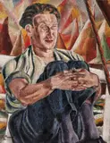 Sigismund Maur, Portretul lui Brunea Fox, 1927, ulei pe pânză