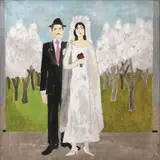 Nuntă by Constantin Piliuță, 1975, ulei pe pânză, offered Apr 2019
