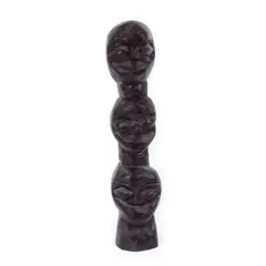 Cap N by Dumitru Gorzo, 2011, lemn de tei și acrilic, offered Apr 2019