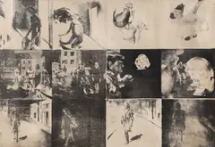 Ion Grigorescu, Noaptea, 1972, litografie