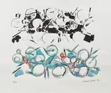 Daniel Spoerri, Topografie, 1992, cromolitografie
