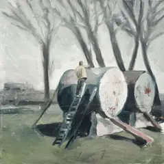 Radu Comşa, Untitled, 2007, ulei pe pânză