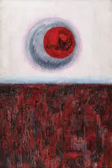 Vladimír Setran, Eclipsă, 1964, ulei pe pânză