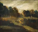 Mircea Ciobanu, Pădure, ulei pe pânză