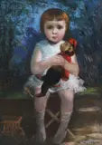Nicolae Gropeanu, Copil în grădină