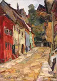 Rudolf Schweitzer–Cumpăna, Scara școlarilor din Sighișoara