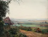 Arthur Verona, Margine de sat, ulei pe lemn